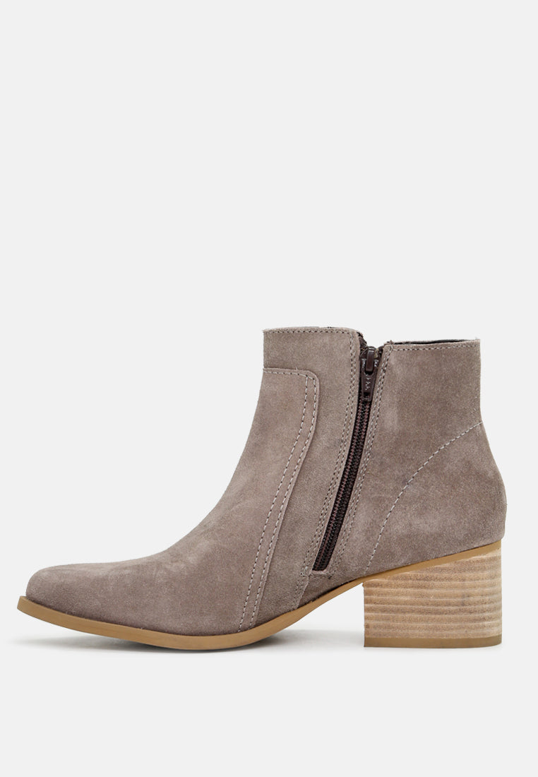 Bauena Ankle Boots With Zip Closure
