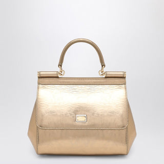 Gold Sicily Medium Handbag - By Baano