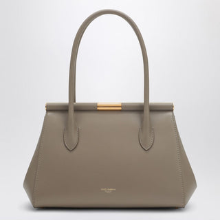 Marlene Handbag In Taupe Colour - By Baano
