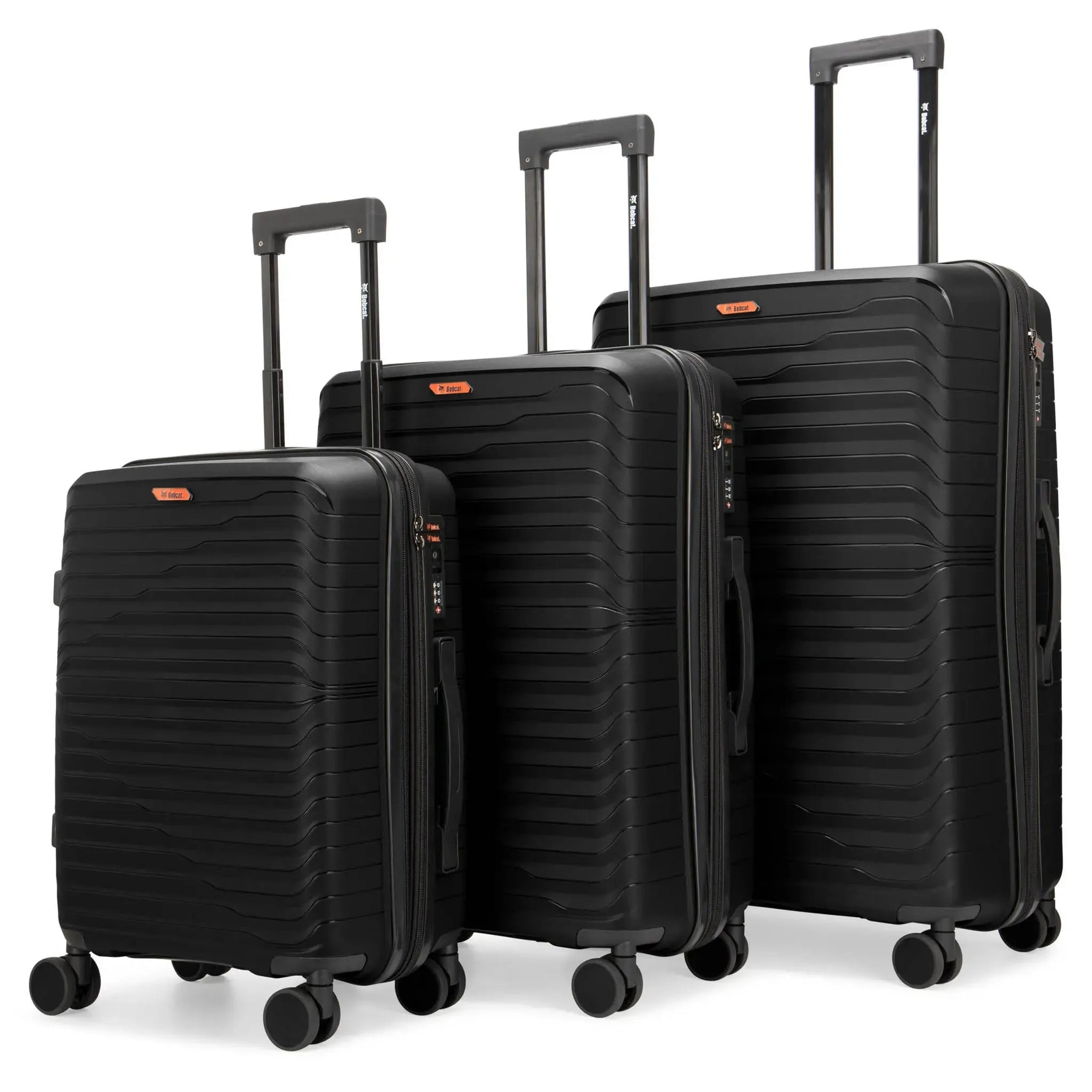 Excavator 3 Piece Expandable Tough Luggage Set - By Baano