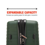 Excavator 3 Piece Expandable Tough Luggage Set - By Baano