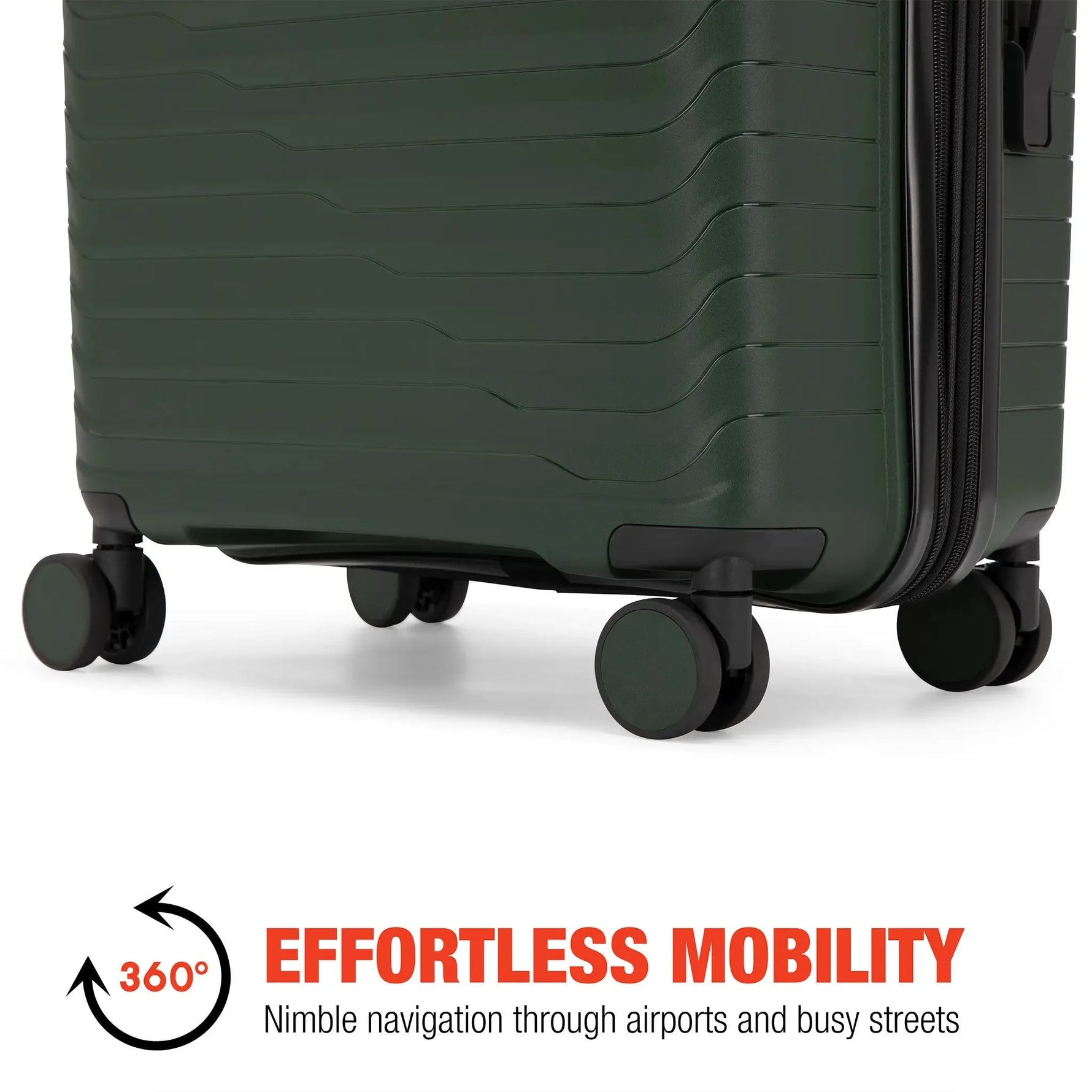 Excavator 3 Piece Expandable Tough Luggage Set - By Baano