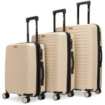 Excavator 3 Piece Expandable Tough Luggage Set - By Baano