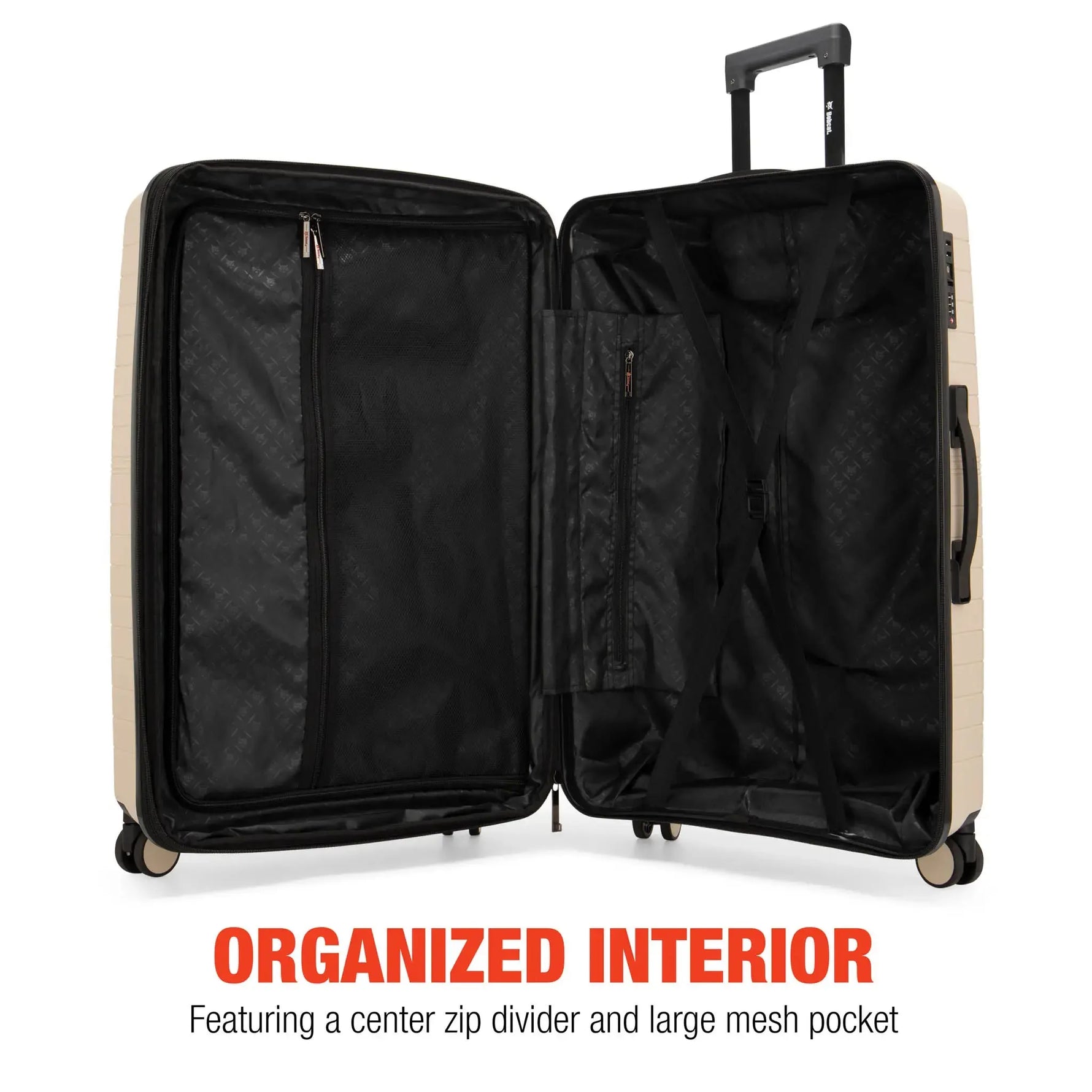 Excavator 3 Piece Expandable Tough Luggage Set - By Baano