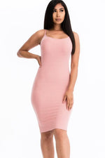 Ribbed Cami Soft Bodycon Dress (CAPELLA)