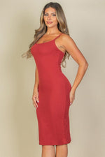 Ribbed Cami Soft Bodycon Dress (CAPELLA)