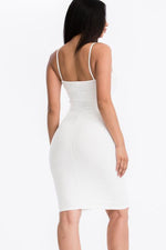 Ribbed Cami Soft Bodycon Dress (CAPELLA)