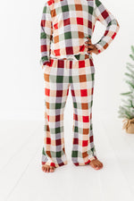 Holiday Plaid | GIRLS WIDE-LEG SET - By Baano