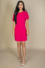 Side Pocket Double Folded Mini Dress (CAPELLA)