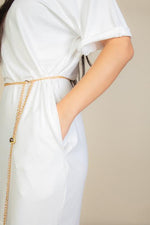 Side Pocket Double Folded Mini Dress (CAPELLA)