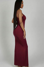 Ribbed Mermaid Hem Camisole Maxi Dress (CAPELLA)