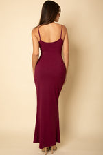 Ribbed Mermaid Hem Camisole Maxi Dress (CAPELLA)