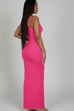 Ribbed Mermaid Hem Camisole Maxi Dress (CAPELLA)