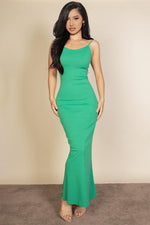 Ribbed Mermaid Hem Camisole Maxi Dress (CAPELLA)