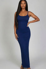 Ribbed Mermaid Hem Camisole Maxi Dress (CAPELLA)