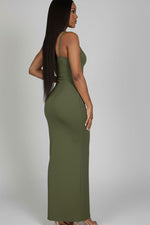 Ribbed Mermaid Hem Camisole Maxi Dress (CAPELLA)