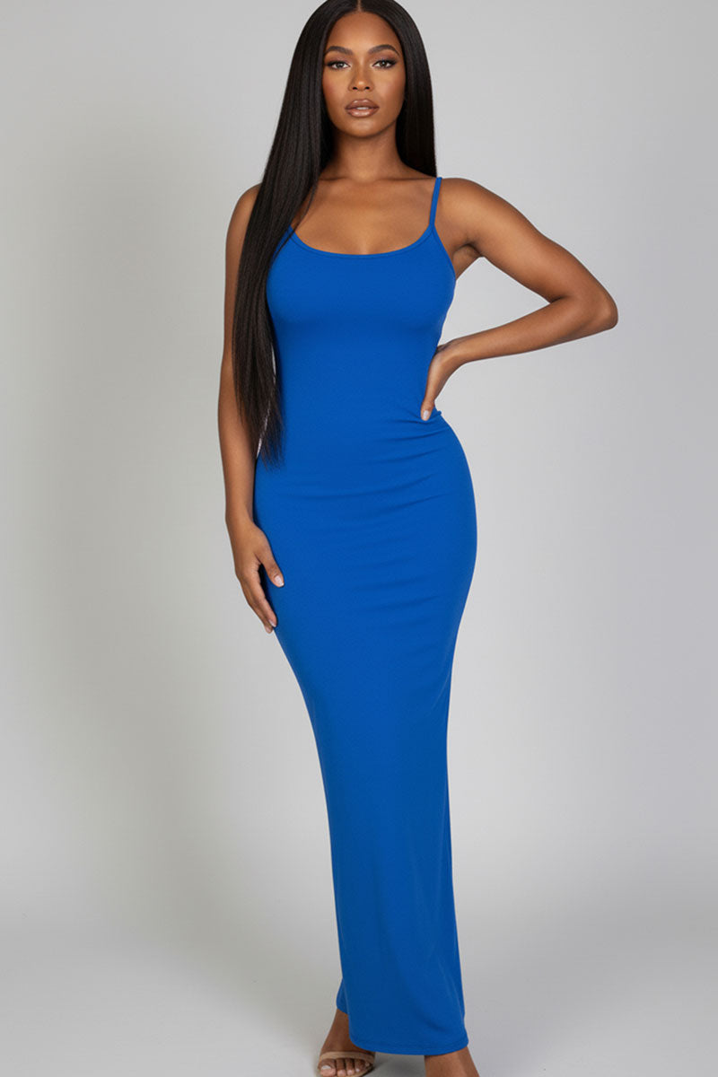 Ribbed Mermaid Hem Camisole Maxi Dress (CAPELLA)