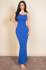 Ribbed Mermaid Hem Camisole Maxi Dress (CAPELLA)