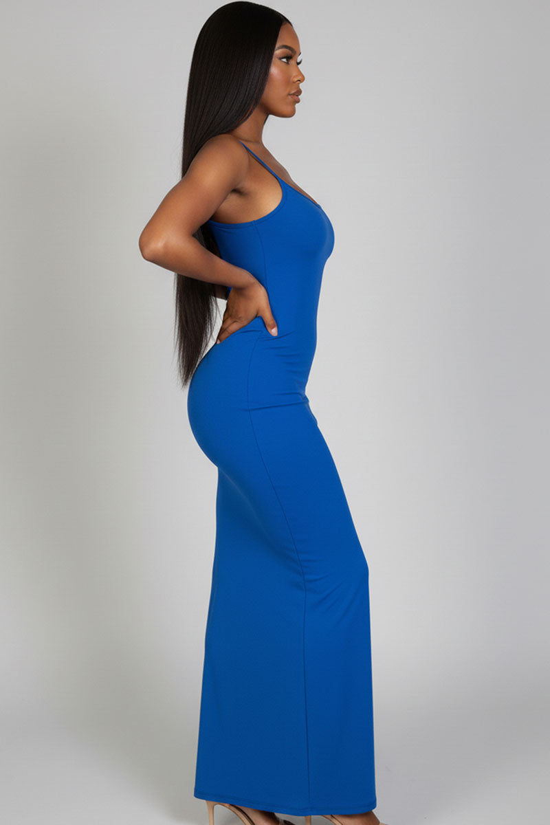 Ribbed Mermaid Hem Camisole Maxi Dress (CAPELLA)