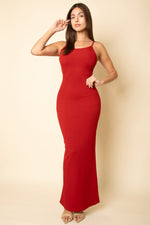 Ribbed Mermaid Hem Camisole Maxi Dress (CAPELLA)