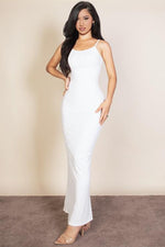 Ribbed Mermaid Hem Camisole Maxi Dress (CAPELLA)