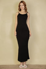 Ribbed Mermaid Hem Camisole Maxi Dress (CAPELLA)