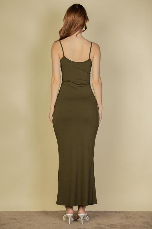 Ribbed Mermaid Hem Camisole Maxi Dress (CAPELLA)