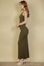 Ribbed Mermaid Hem Camisole Maxi Dress (CAPELLA)