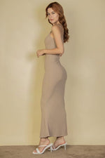 Ribbed Mermaid Hem Camisole Maxi Dress (CAPELLA)