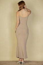 Ribbed Mermaid Hem Camisole Maxi Dress (CAPELLA)