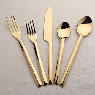 Ariella PVD 5 Pc. Flatware Set INOX Artisans