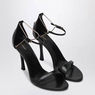 4G Liquid 95 Sandals In Black Leather - By Baano