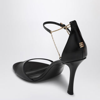 4G Liquid 95 Sandals In Black Leather - By Baano