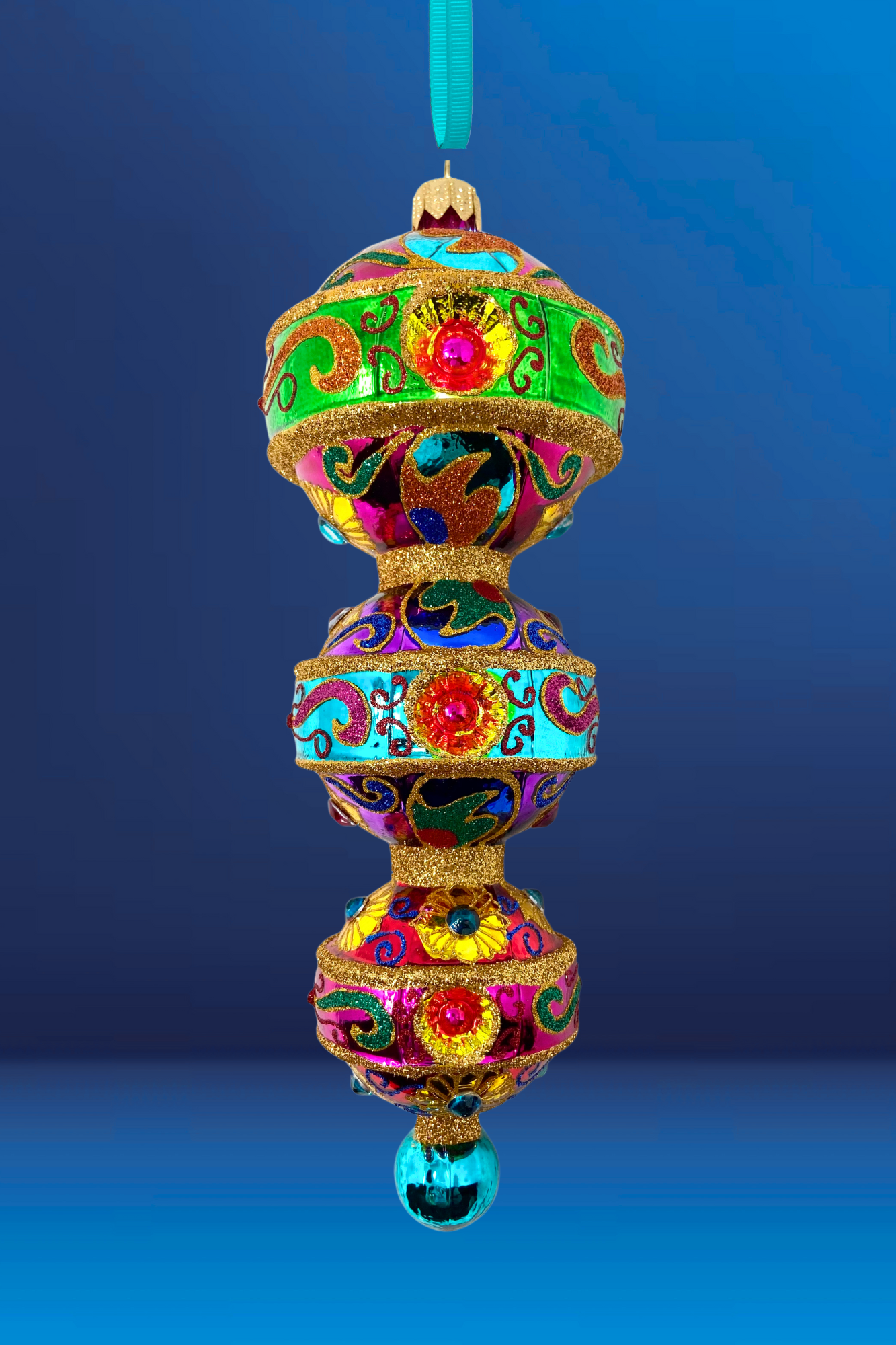 Bella Italiano Glass Christmas Ornament