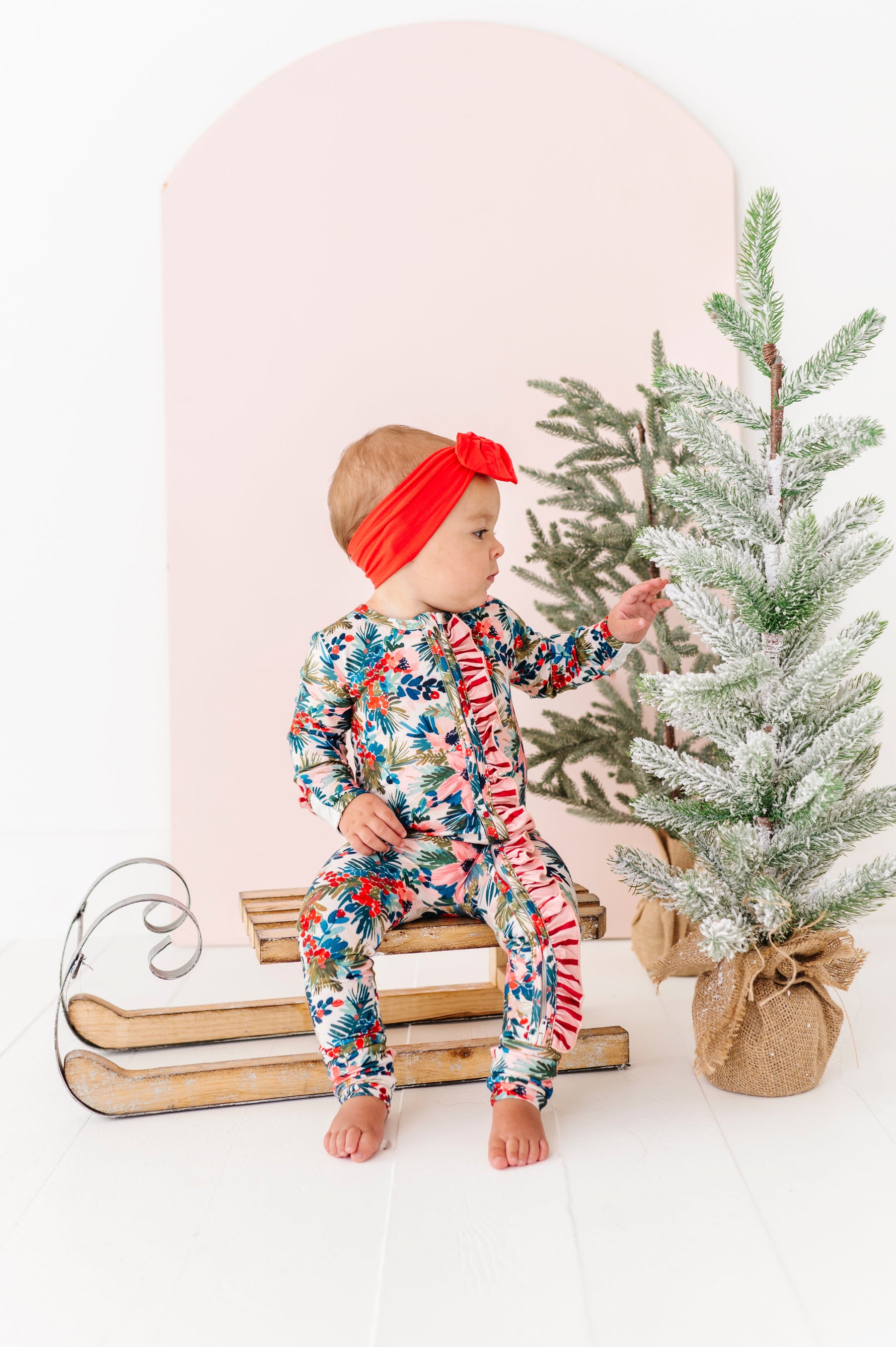 Holly Floral | ZIP ROMPER - By Baano