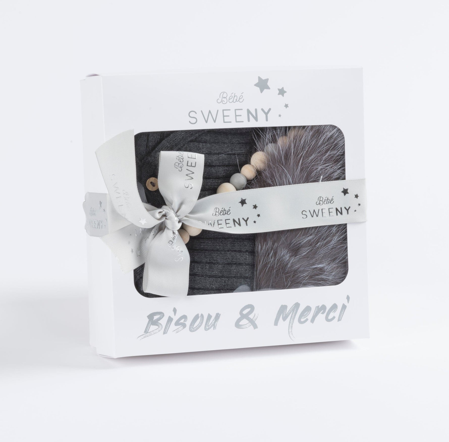 MAILLE LOVE | Boys Grey Knit Gift Set (5)