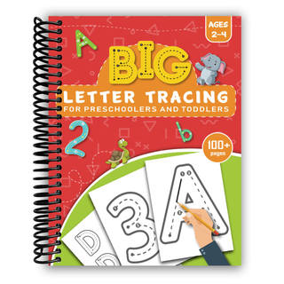 BIG Letter Tracing for Preschoolers and Toddlers (Spiral Bound) - By Baano