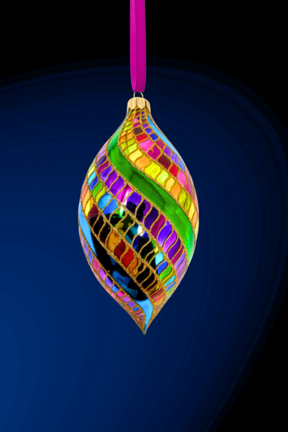 Big Winner Spinner Glass Ornament