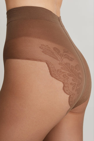 Tights Conte Bikini 20 Den - Ajour Top - By Baano