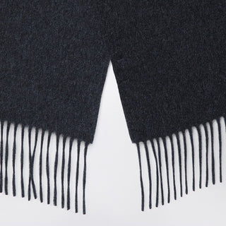 Dark grey cashmere scarf - By Baano