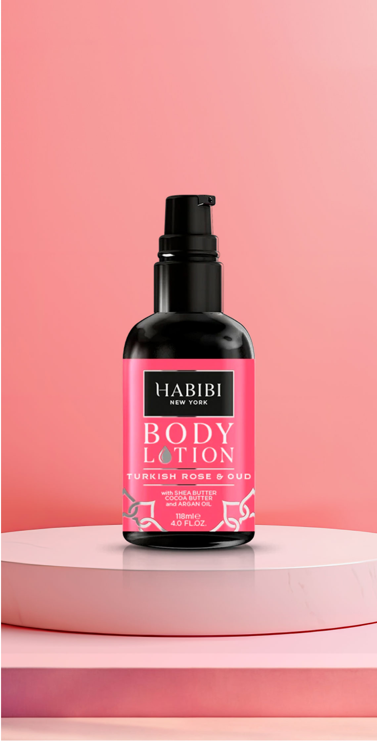 Turkish Rose & Oud Body Lotion - By Baano