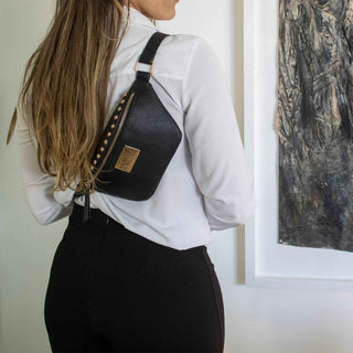 Bridgette Vegan Leather Belt Bag | Crossbody Sling