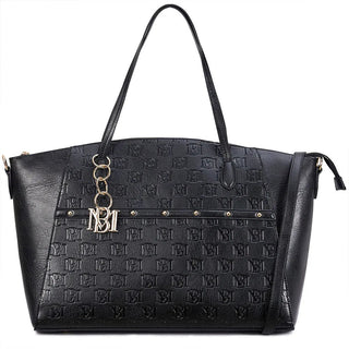 Caroline Vegan Leather Monogram Weekender Duffel Bag