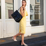 Diana Quilted Vegan Leather Weekender Tote Bag - By Baano