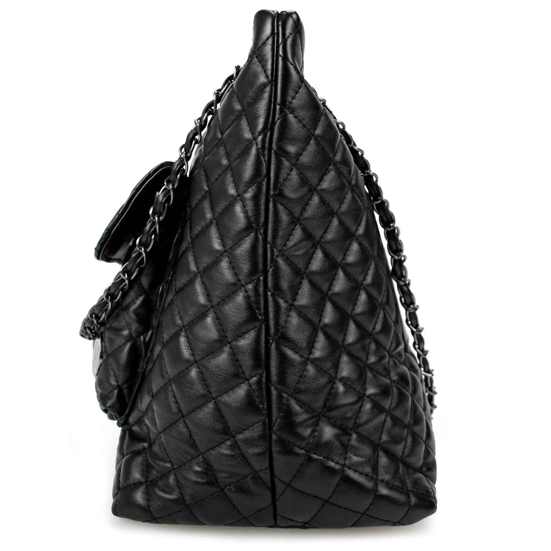 Diana Quilted Vegan Leather Weekender Tote Bag - By Baano