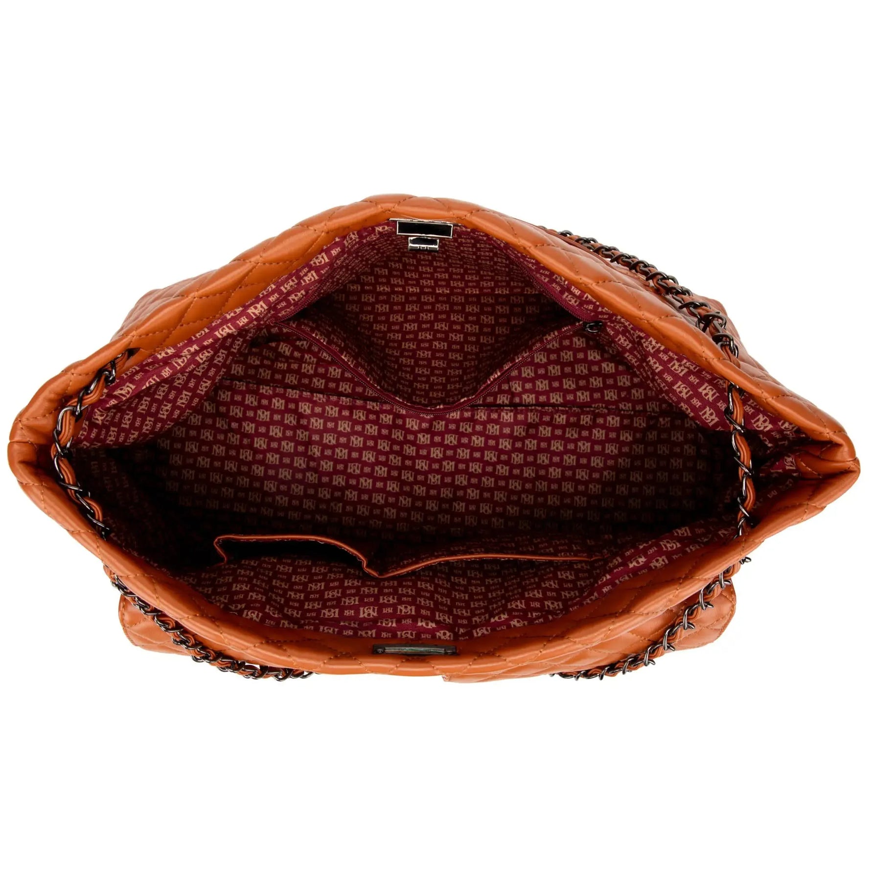 Diana Quilted Vegan Leather Weekender Tote Bag - By Baano