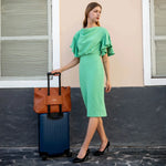 Diana Quilted Vegan Leather Weekender Tote Bag - By Baano