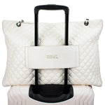 Diana Quilted Vegan Leather Weekender Tote Bag - By Baano