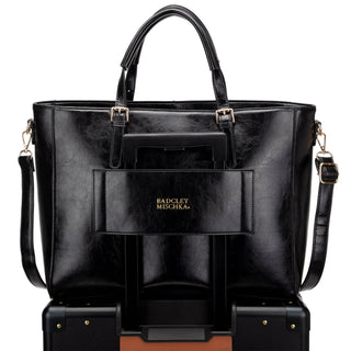 Julia Rustic Vegan Leather Weekender Tote Bag