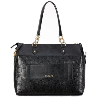 Madalyn Rustic Vegan Leather Weekender Tote Bag